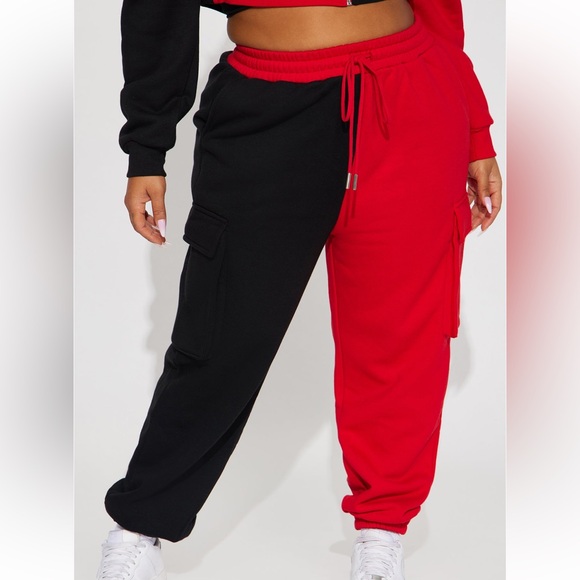 NWT❤️🖤 MELINDA COLORBLOCK 2pc SET - Picture 2 of 4